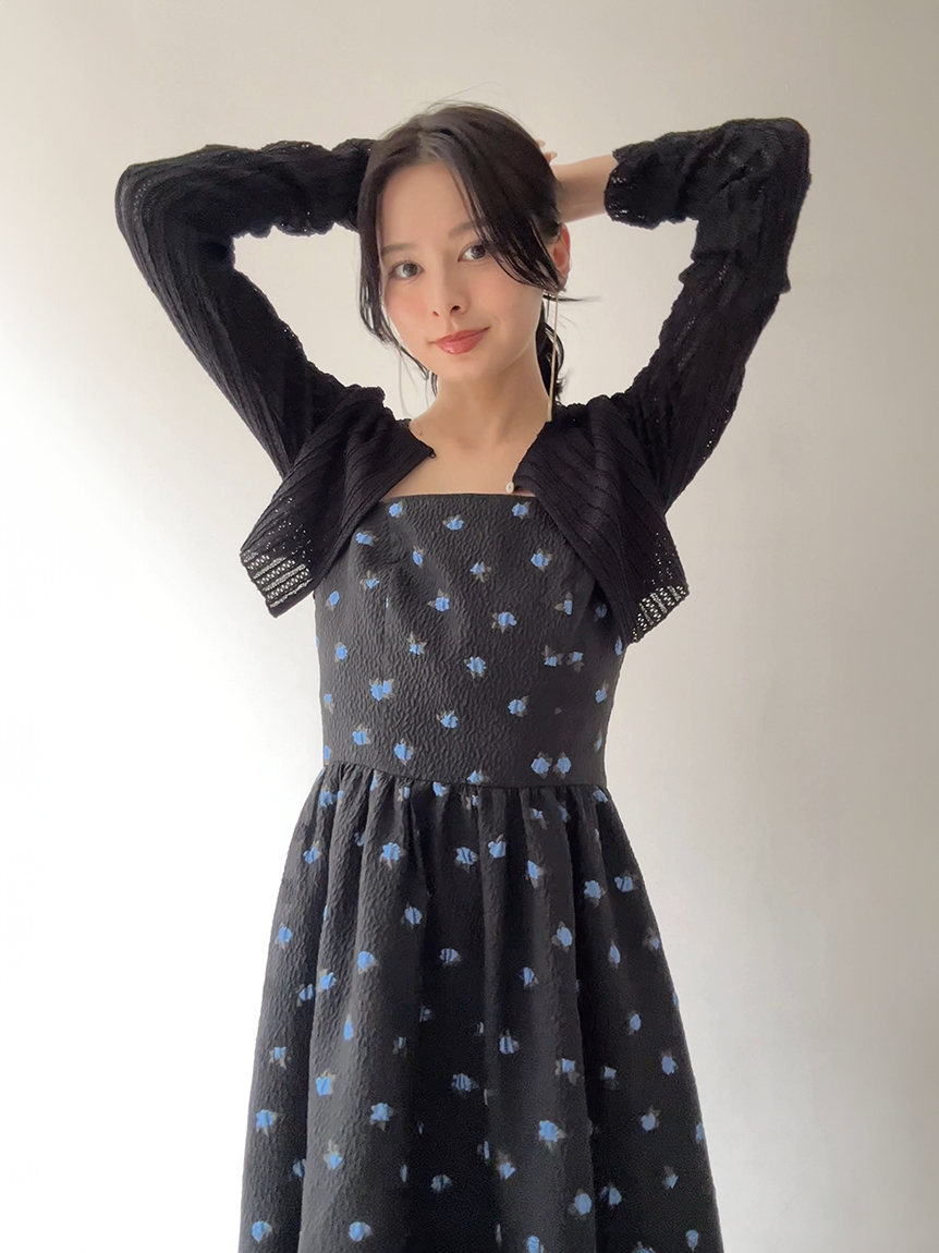 ジャガードキャミワンピース(マキシ・ロングワンピース