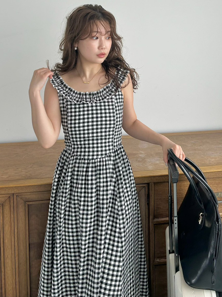 【WEB限定】バックデザインワンピース WEB限定】バックデザインワンピース(マキシ・ロングワンピース
