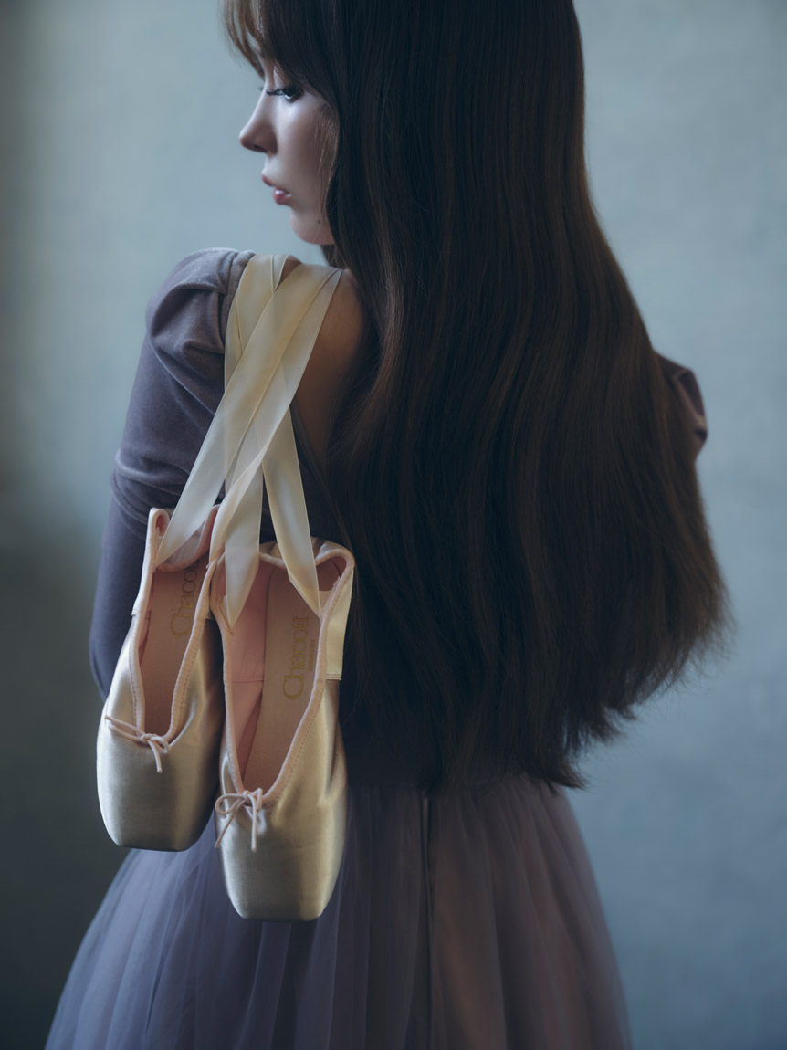 新品未使用　SNIDEL×Chacott ベロア×チュールワンピース　ブラック Chacott】ベロア×チュールワンピース(マキシ・ロングワンピース