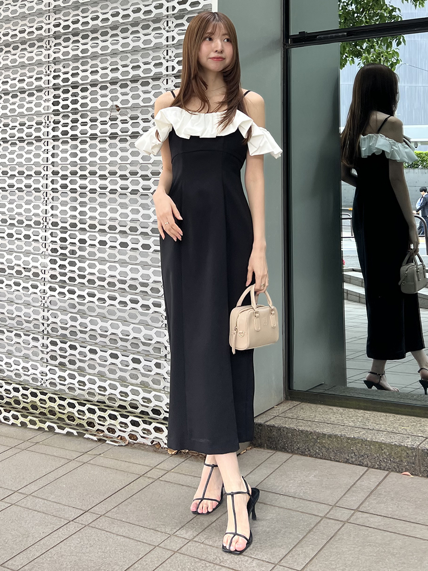 ♥スナイデルパフスリワンピース♥新品タグ付き パフスリワンピース(マキシ・ロングワンピース)｜ワンピース
