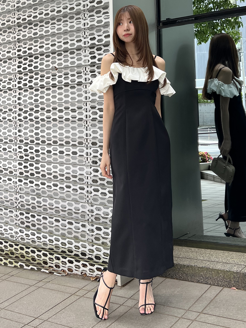 ♥スナイデルパフスリワンピース♥新品タグ付き パフスリワンピース(マキシ・ロングワンピース)｜ワンピース