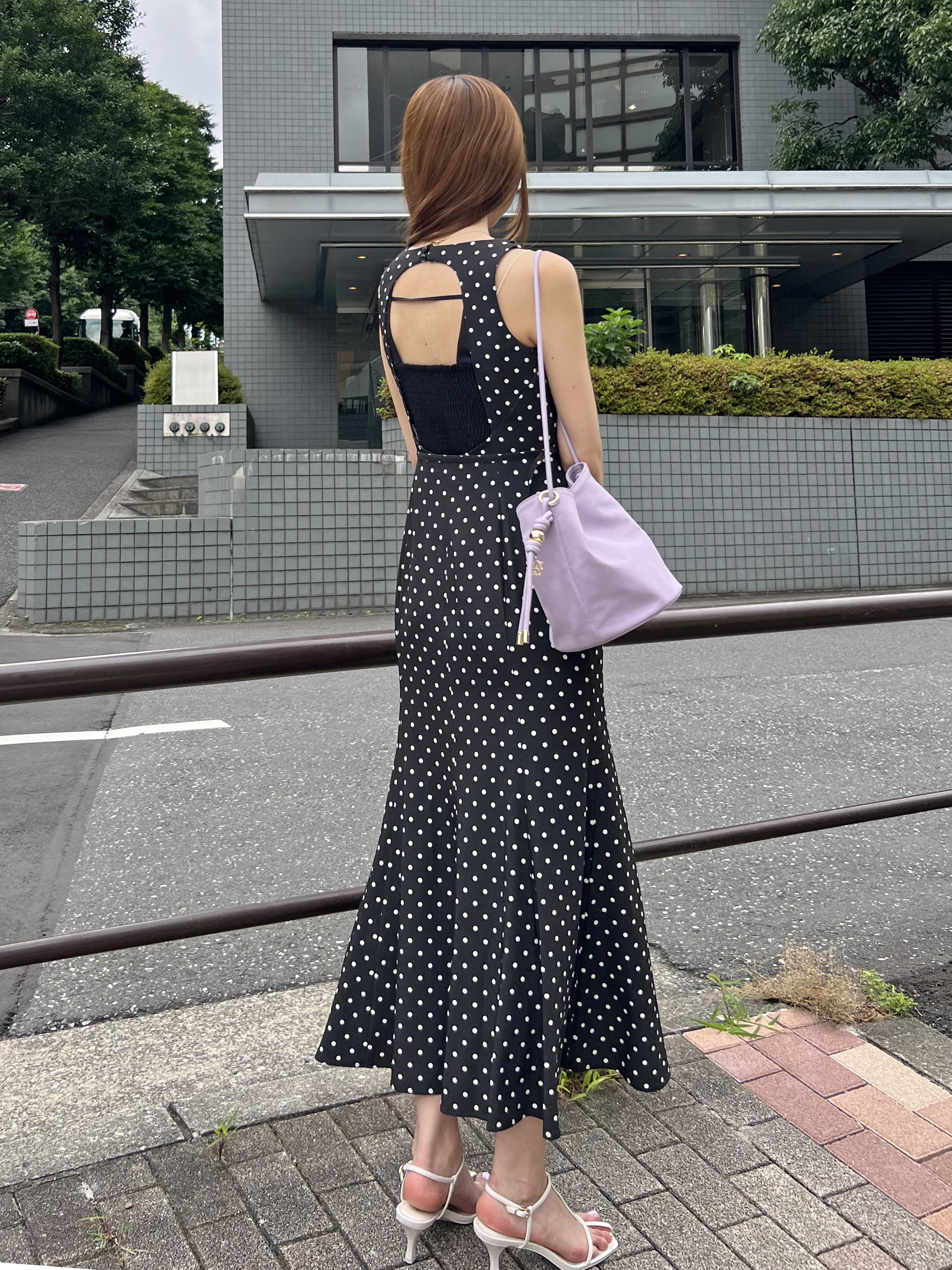 snidel タンクレイヤードワンピース スナイデル SNIDEL タンクレイヤードワンピース （DOT