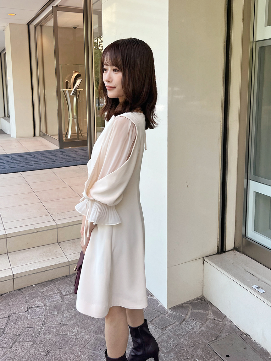 レディライクフレアミニワンピース(ミニワンピース)｜ワンピース