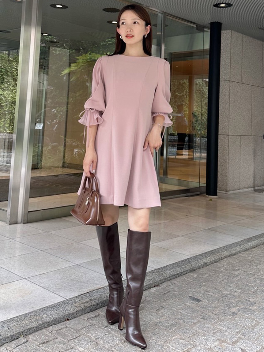 レディライクフレアミニワンピース(ミニワンピース)｜ワンピース