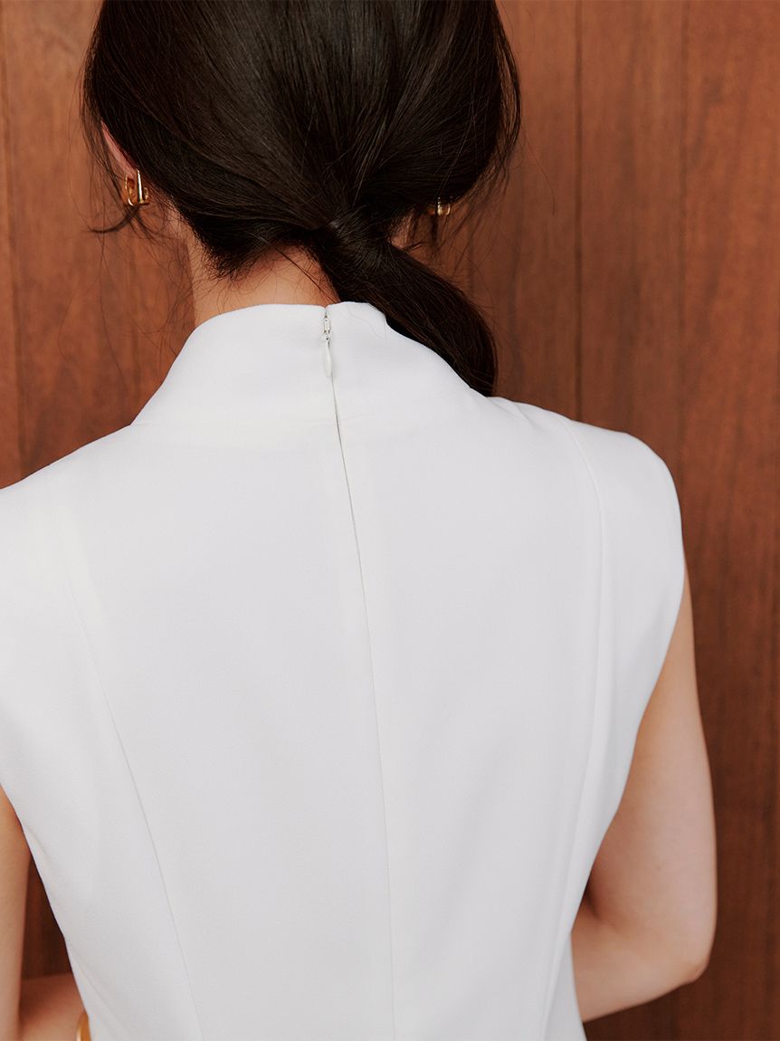 888様 SNIDEL Mサイズ レイヤードライクジレワンピース 25AW レイヤードライクジレワンピース(マキシ・ロングワンピース