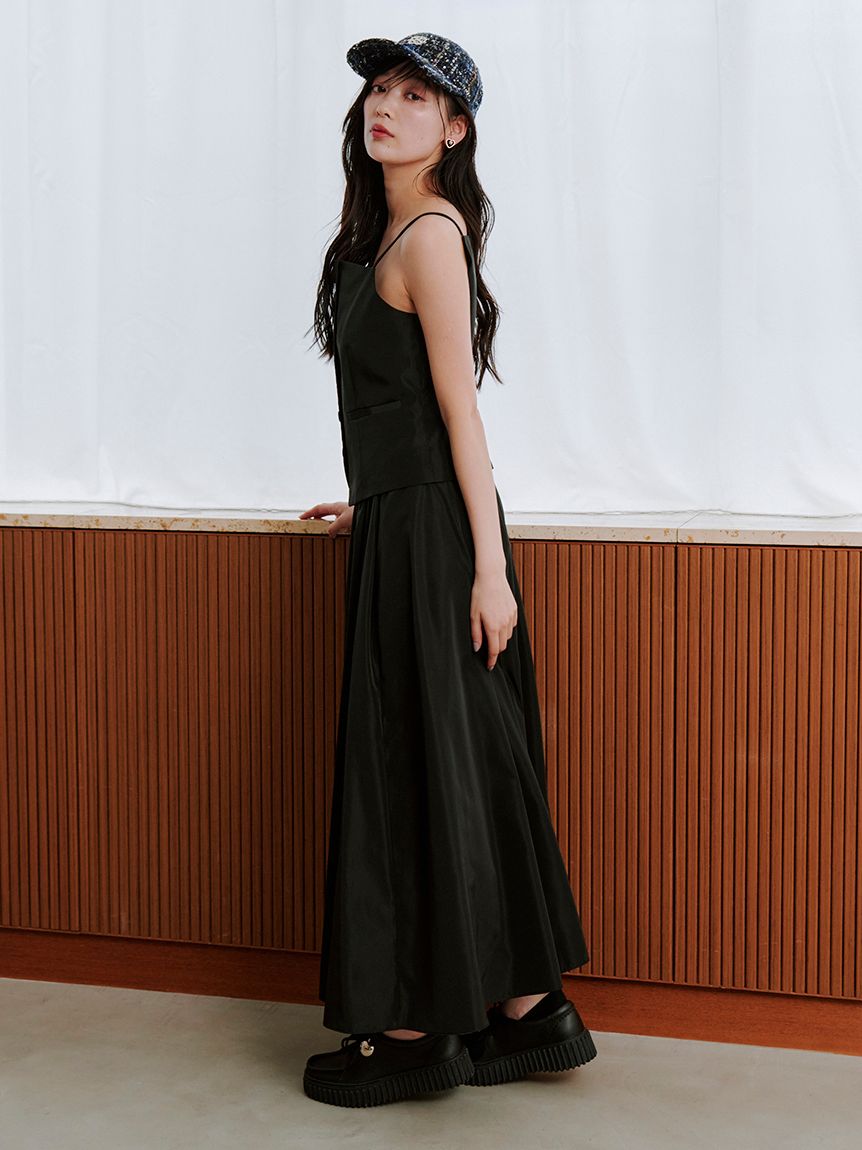 【きなこさん専用】SNIDEL ワンピース ジレ×チュールスカート SET UP Amazon.co.jp: [スナイデル] ジレ×チュールスカートSET UP