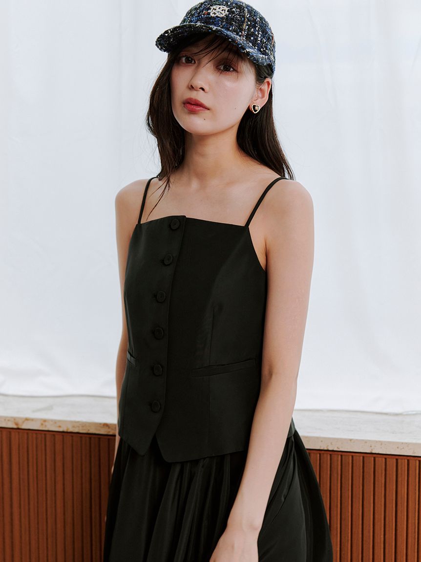 キャミジレセットスカート(マキシ・ロングワンピース)｜ワンピース