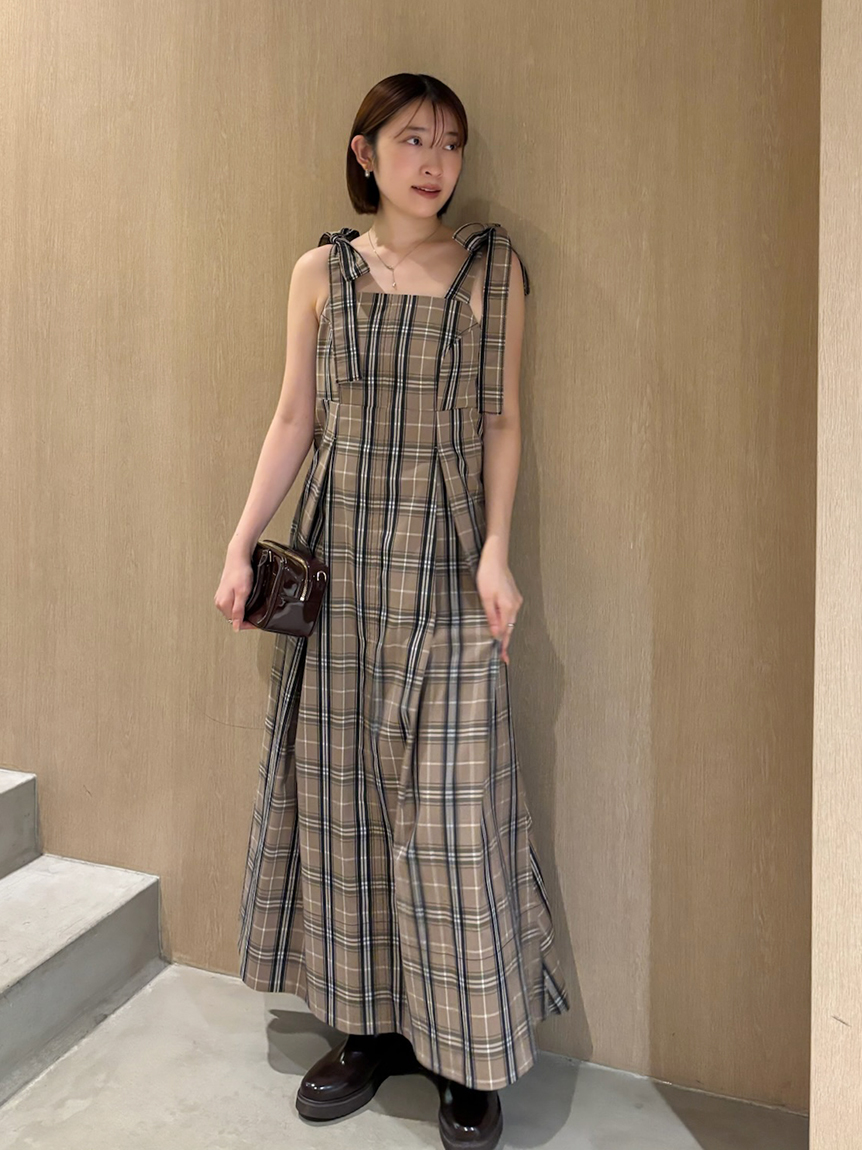snidel タックキャミワンピース SNIDEL（スナイデル）の「タックキャミワンピース（ワンピース