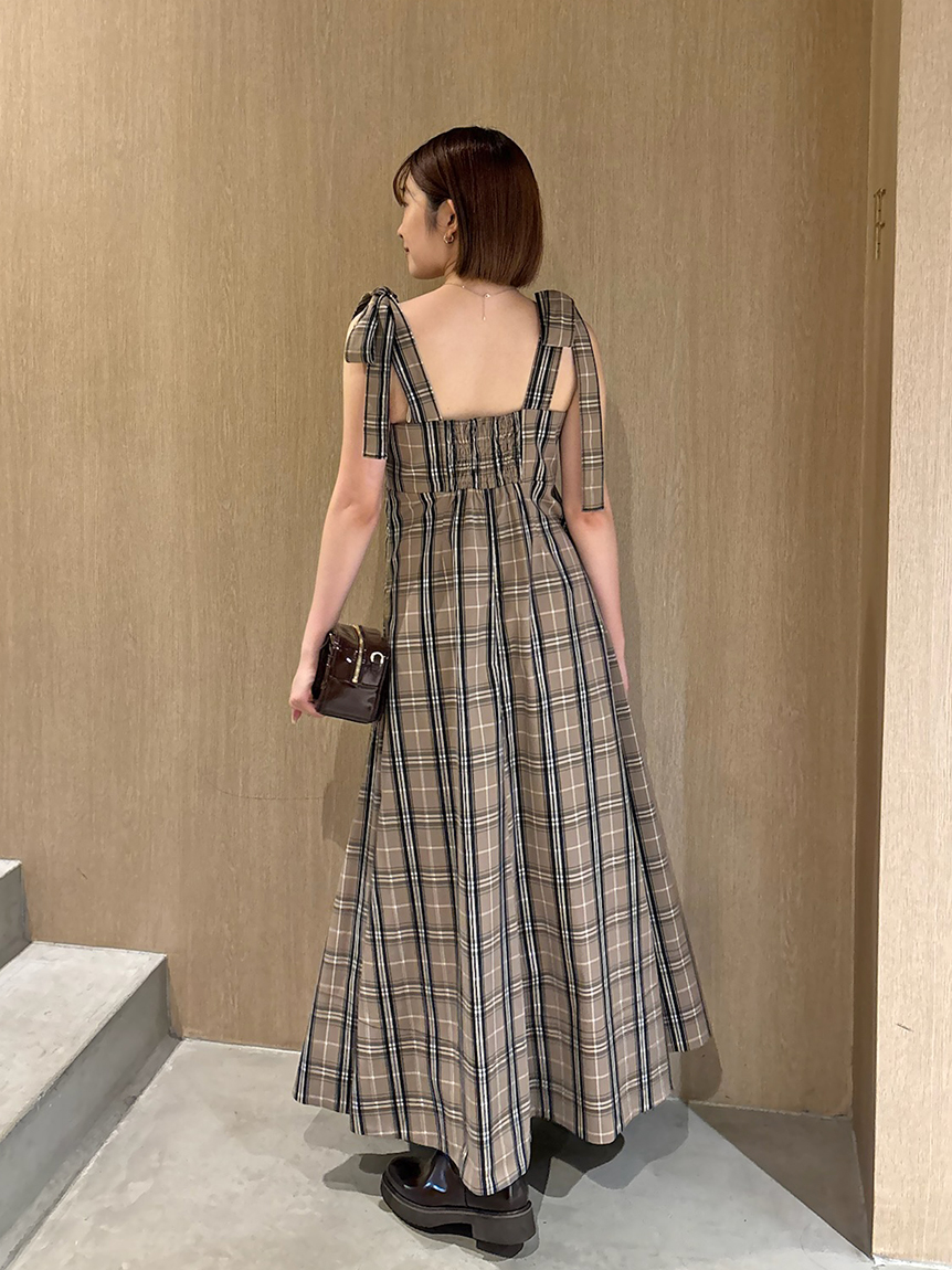 タックキャミワンピース(マキシ・ロングワンピース)｜ワンピース