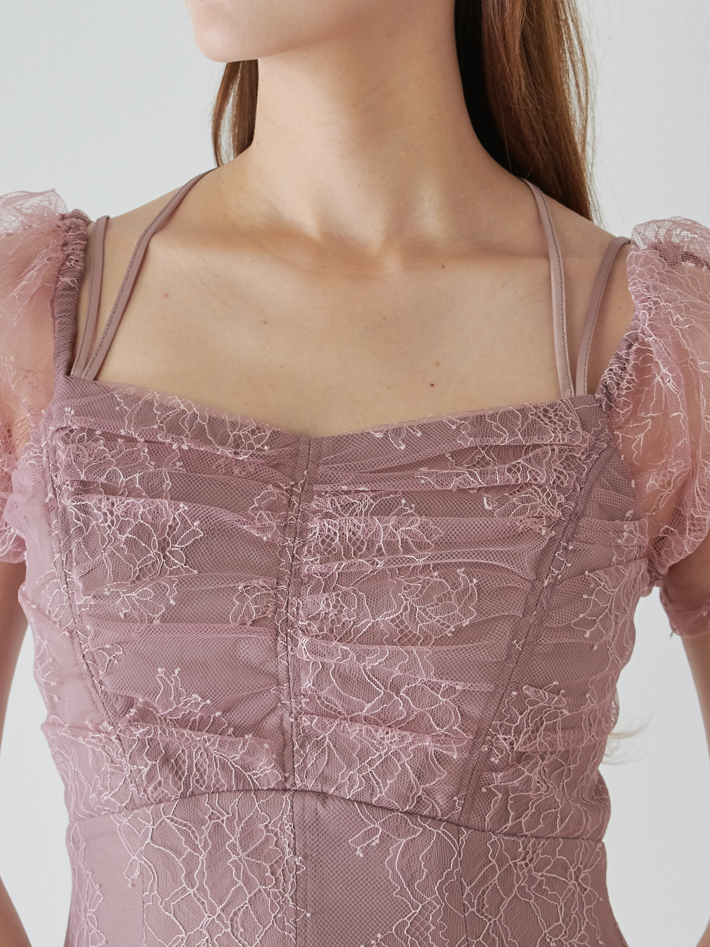 snidelレースお呼ばれドレス SNIDEL スナイデル シャイニーレースドレス ブラック/S｜結婚式