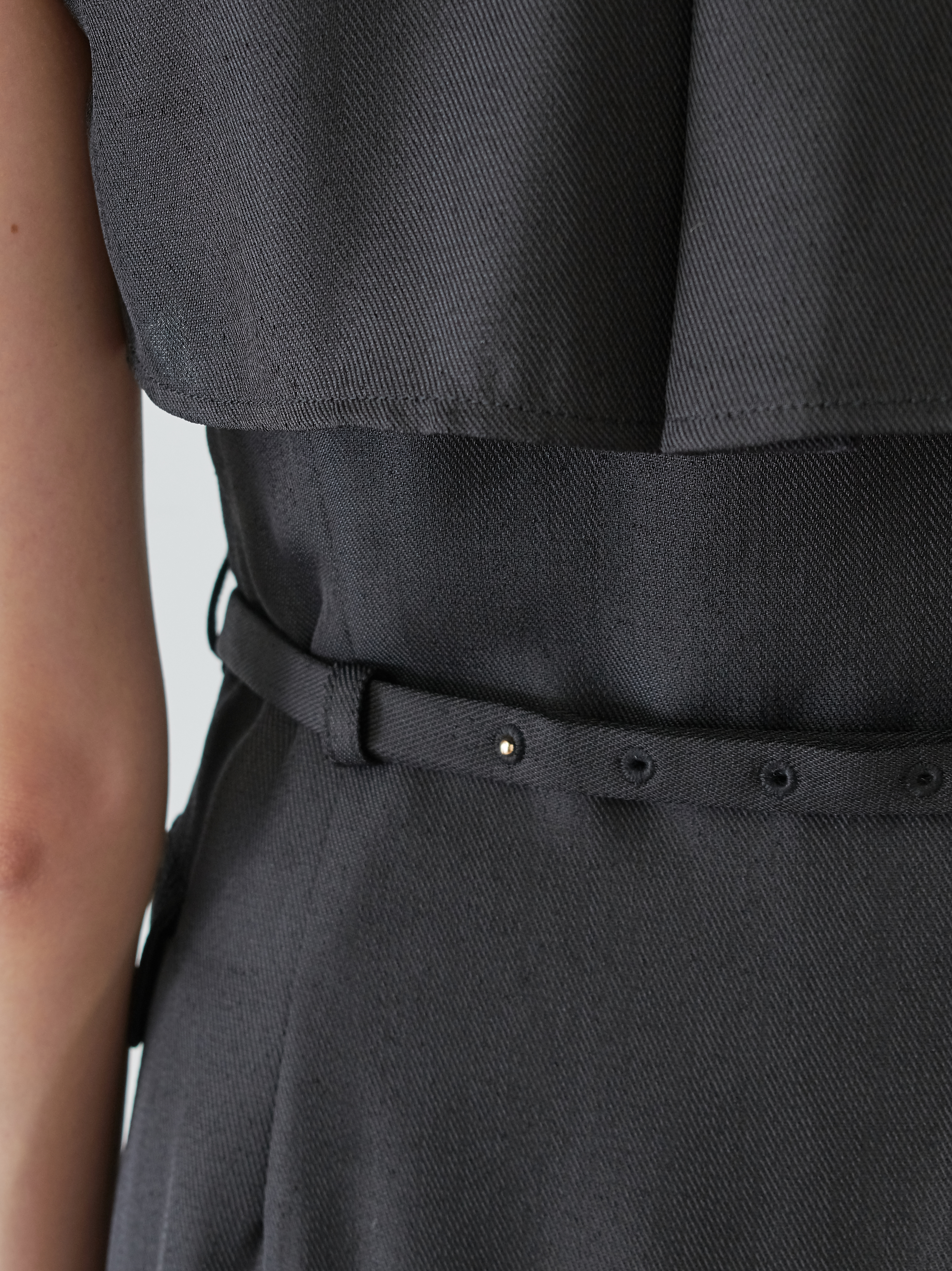 スナイデル　新作　新品未使用　スイッチングジレワンピース スイッチングジレワンピース(マキシ・ロングワンピース