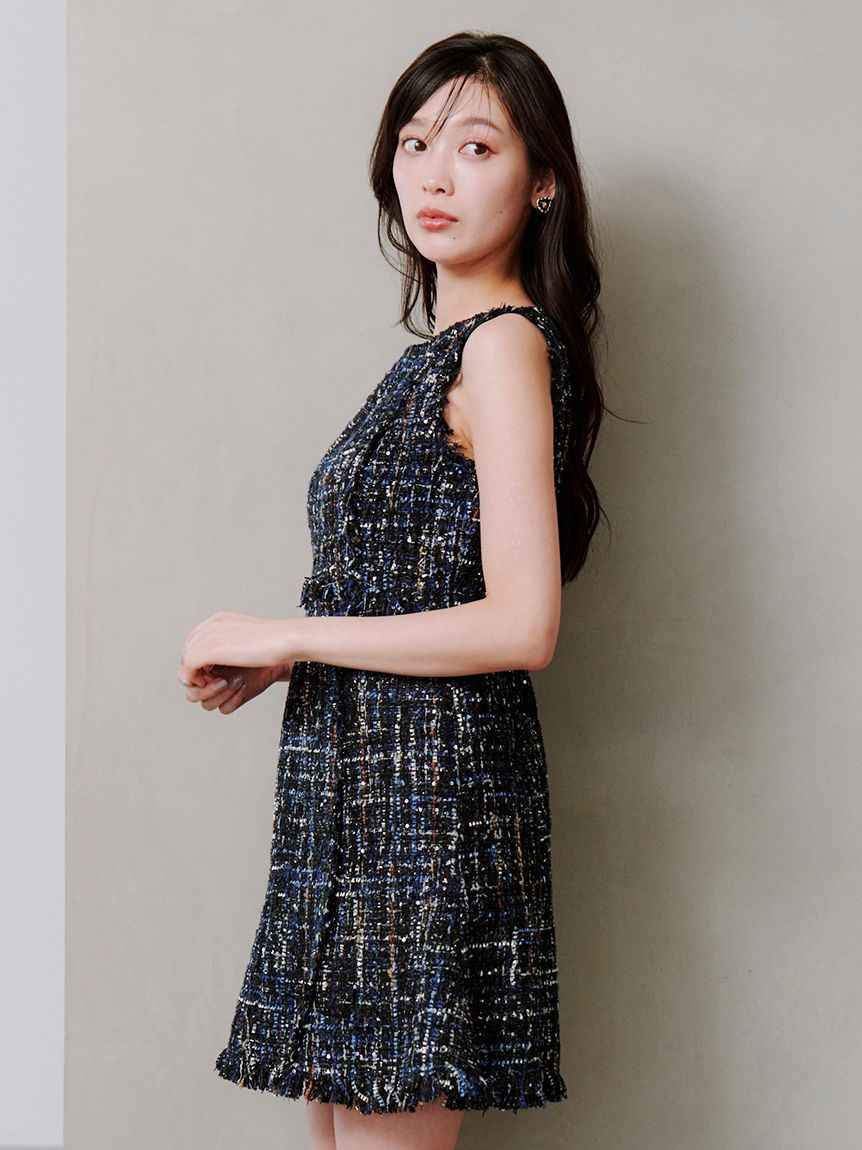 ツイードミニワンピース(ミニワンピース)｜ワンピース｜SNIDEL