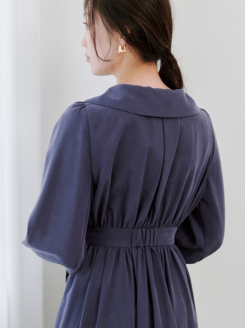 snidel カシュクールシャツワンピース　ギンガムチェック SNIDEL HOME - SNIDEL HOME ギンガムチェックカップインニット