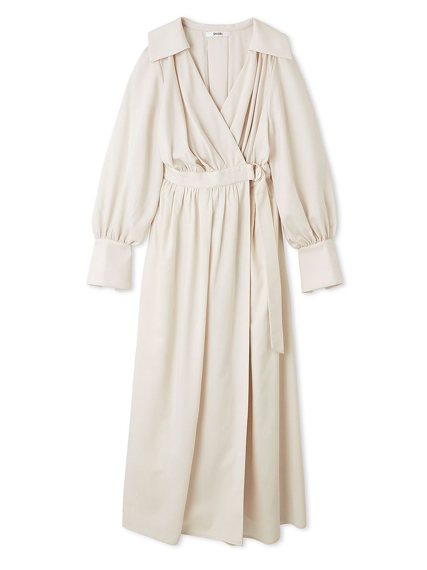 snidel カシュクールシャツワンピース　ギンガムチェック スナイデル snidel カシュクールワンピース ギンガムチェック