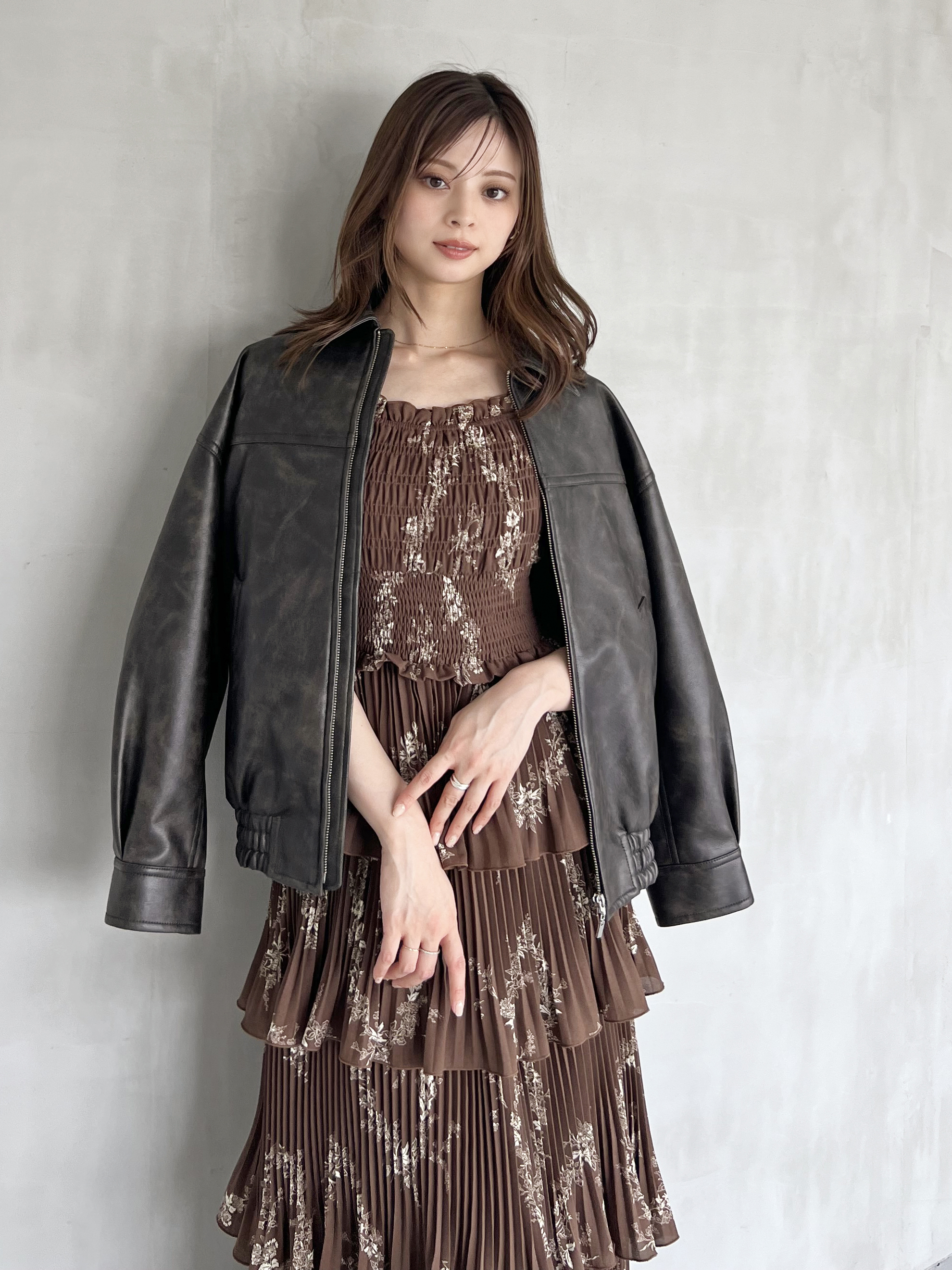 snidel ワンピース キャミ付き タックキャミワンピース（マキシ丈/ロングワンピース）｜SNIDEL