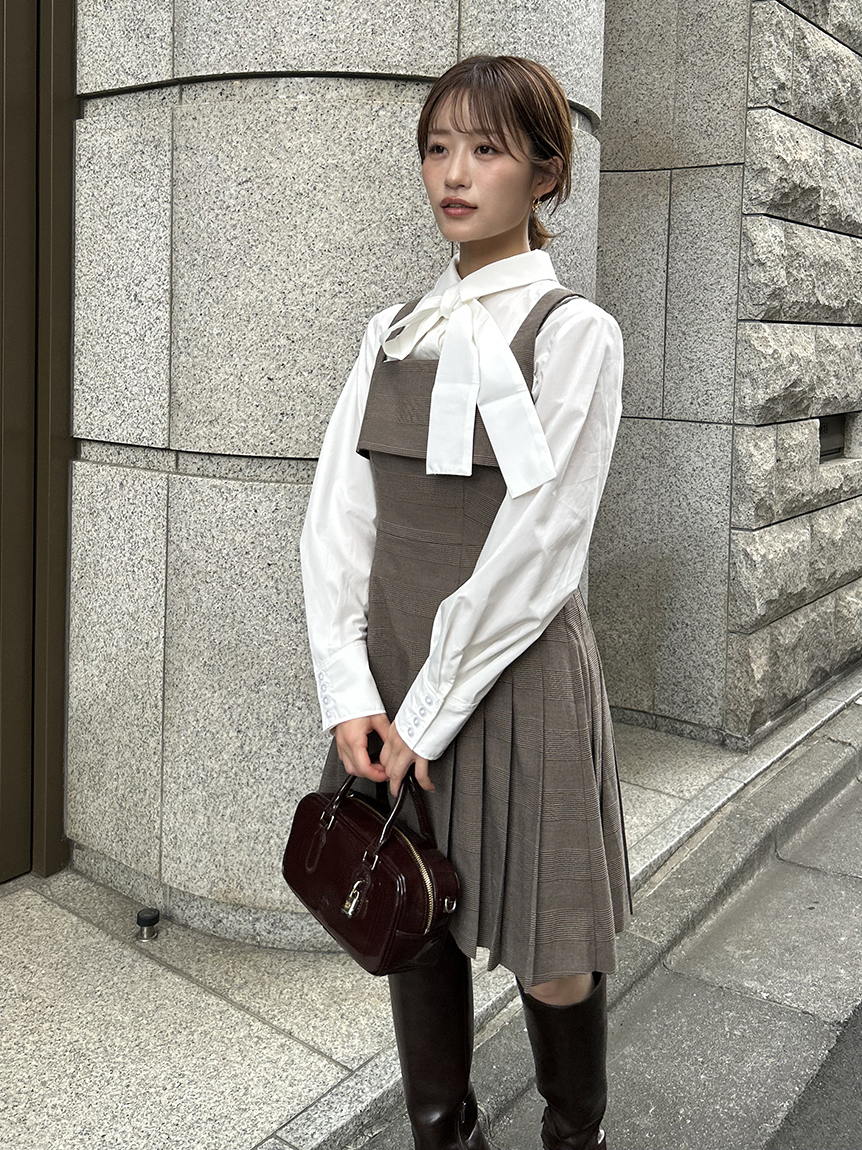 プリーツミニジャンスカ(ミニワンピース)｜ワンピース｜SNIDEL