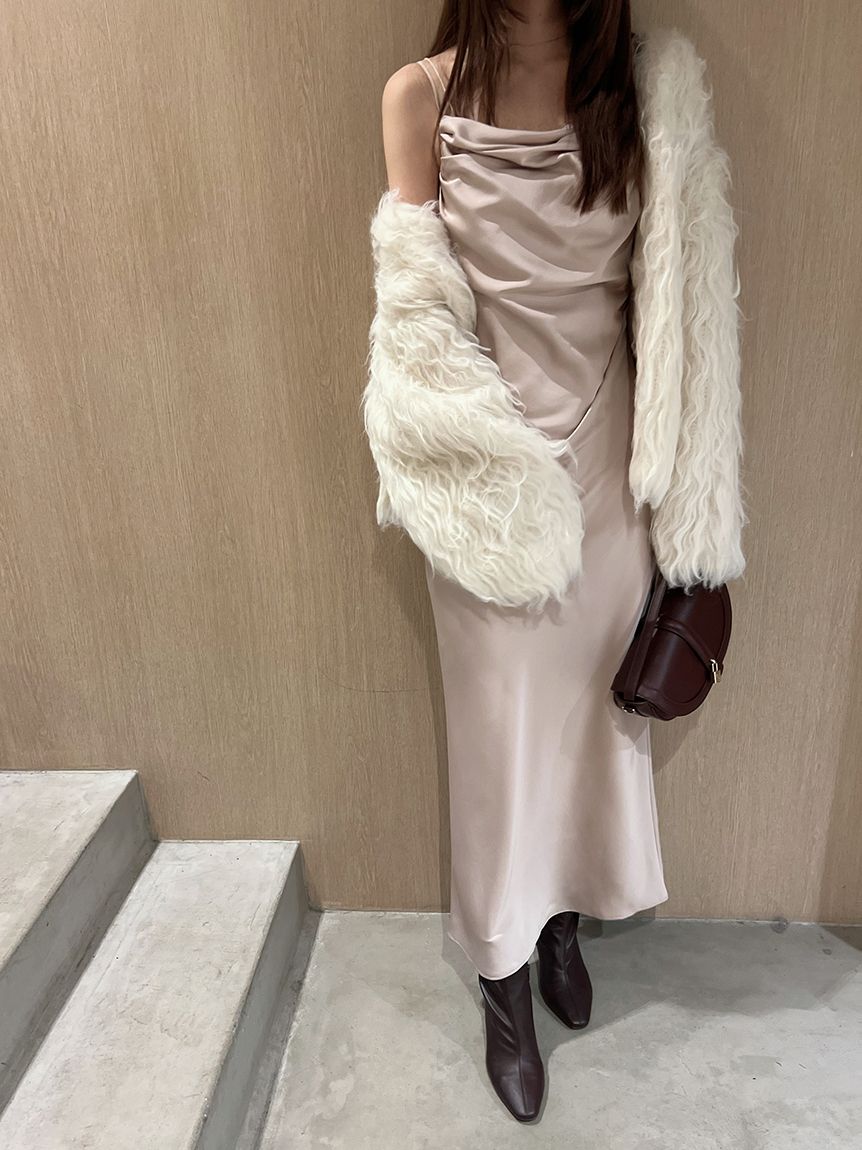 新品未使用タグ付　SNIDEL ドレープナローキャミワンピース 新品未使用タグ付 SNIDEL ドレープナローキャミワンピース