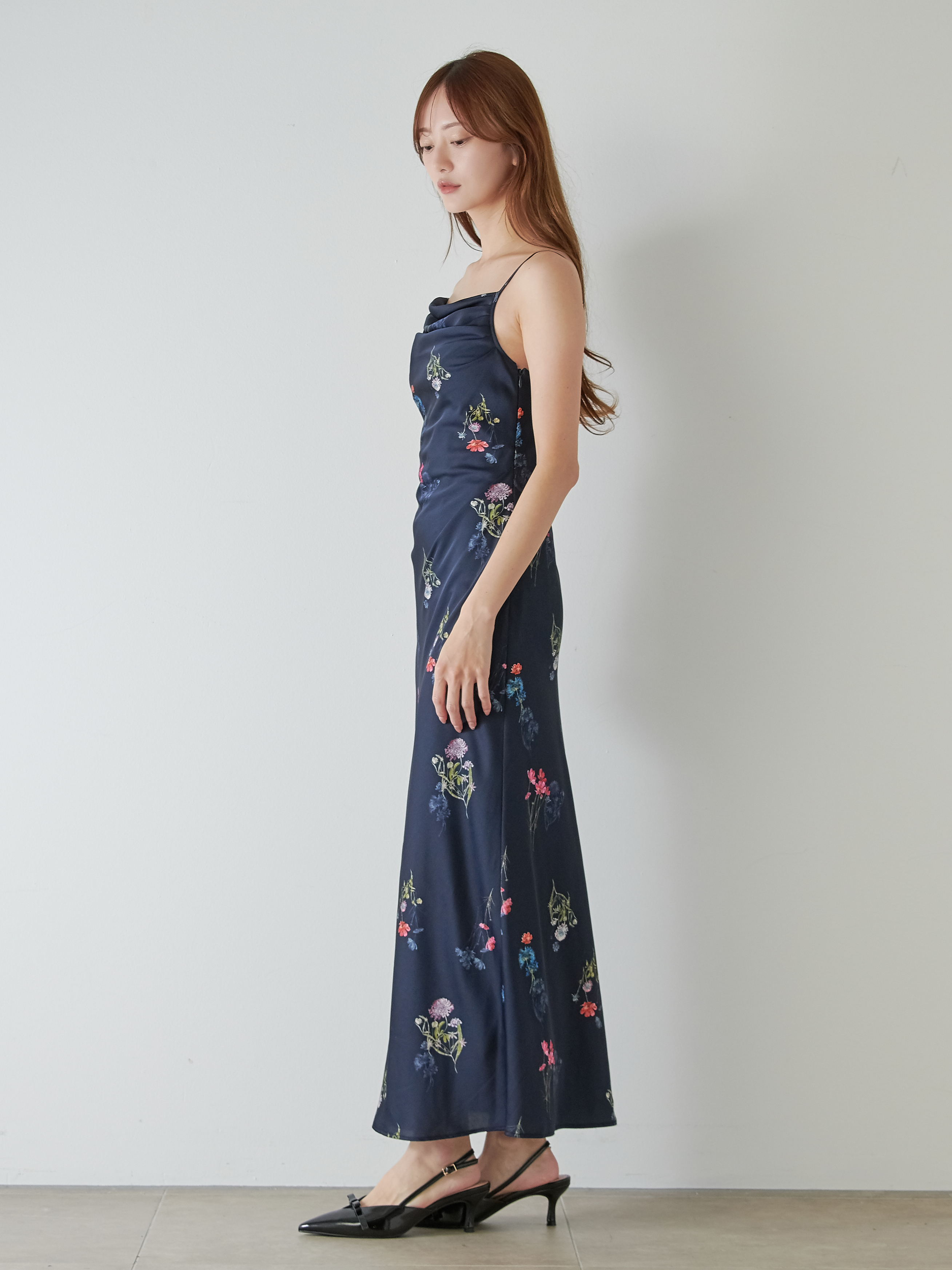 ドレープナローキャミワンピース(マキシ・ロングワンピース