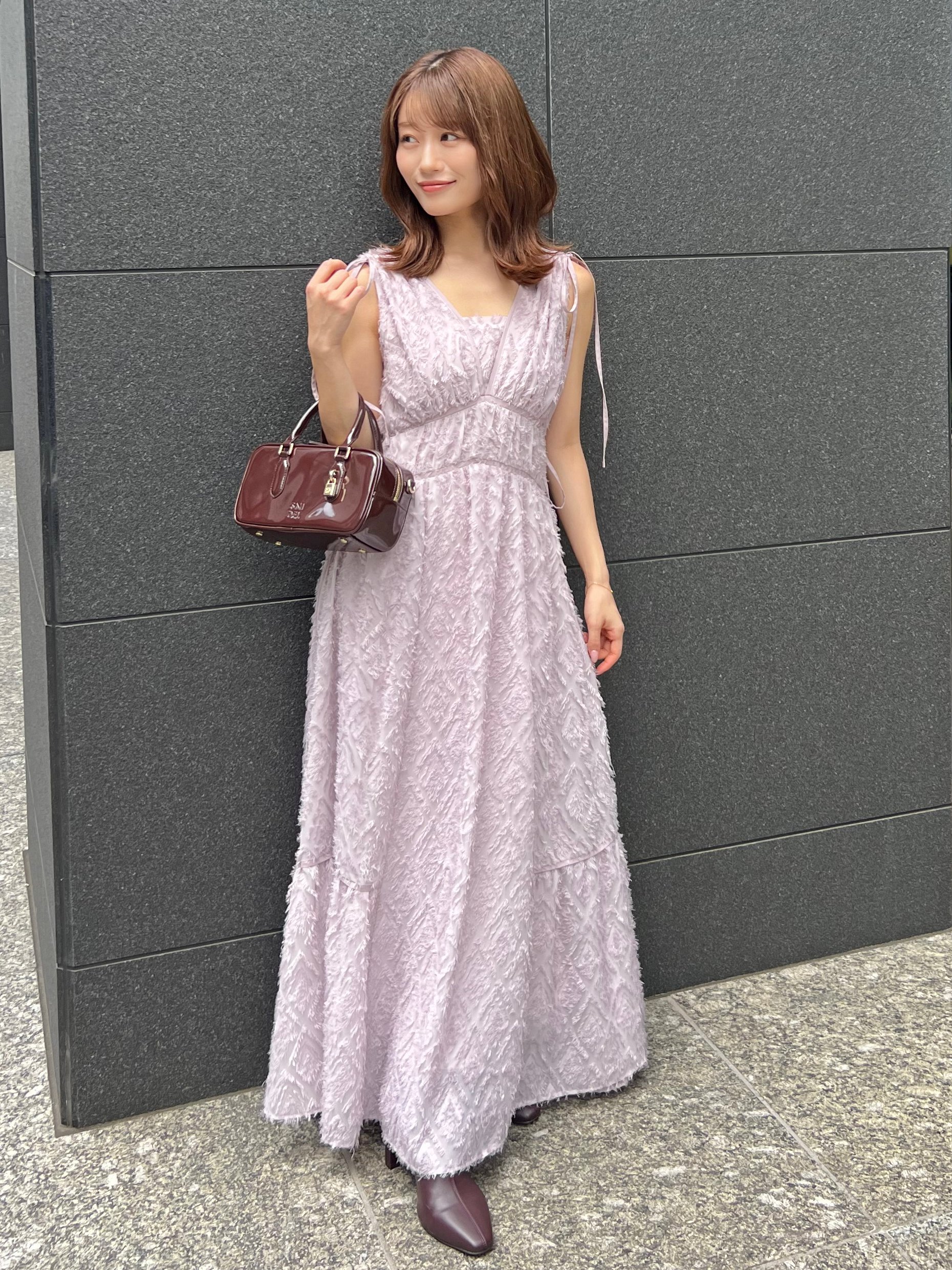 Snidel ジャガードドロストディティールワンピース 00サイズあり】ジャガードドロストディティールワンピース
