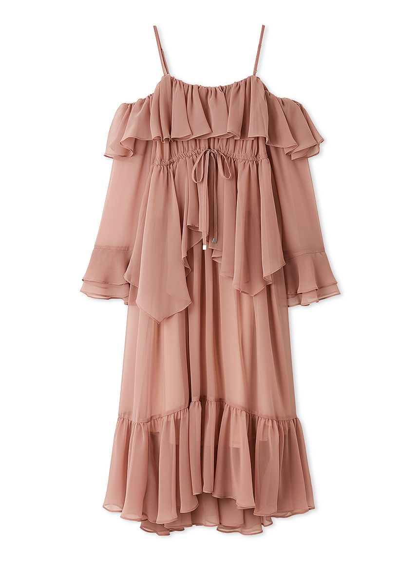 SNIDEL オフショルフリルワンピース SNIDEL（スナイデル） ワンピース オフショルフリルワンピース