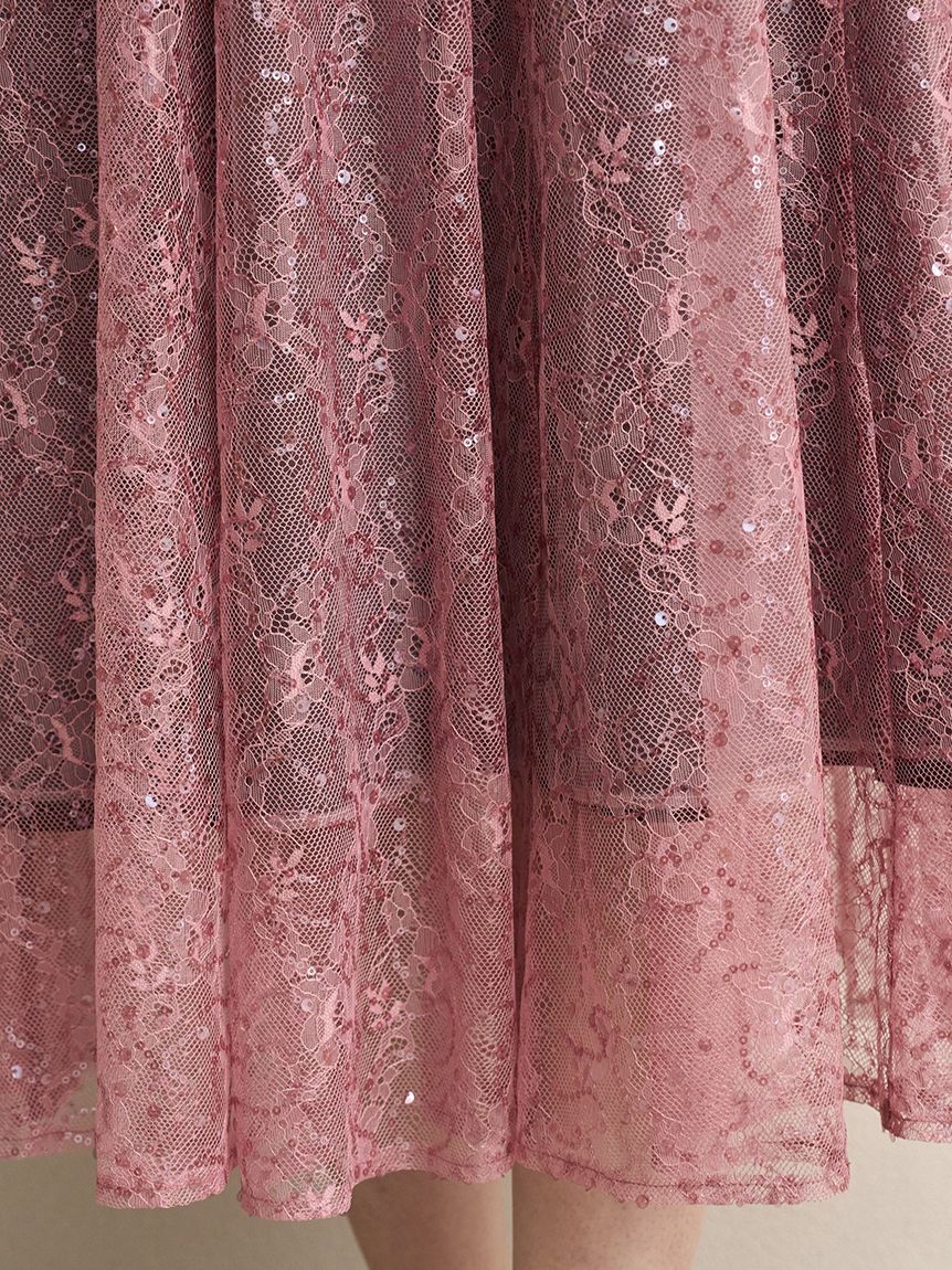 スパークルレースドレス(マキシ・ロングワンピース)｜ワンピース