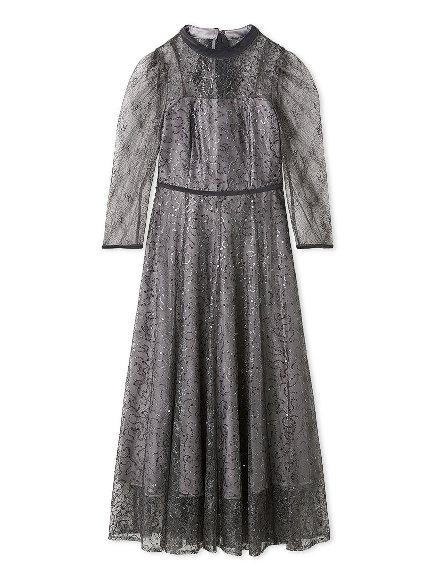 スパークルレースドレス(マキシ・ロングワンピース)｜ワンピース