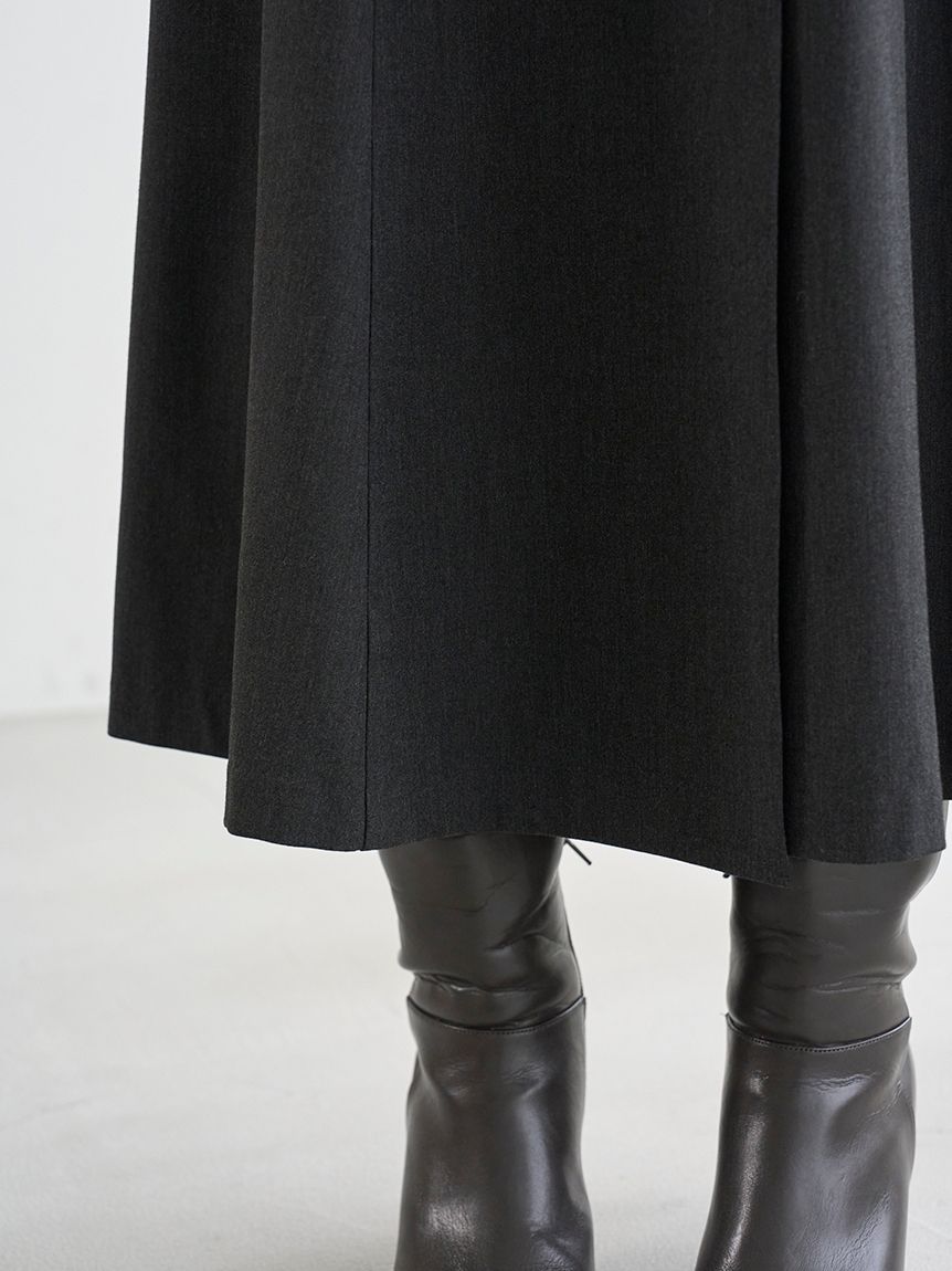 【最安値】snidel Sustainableサイドプリーツテーラードワンピース SNIDEL（スナイデル） ワンピース Sustainableサイドプリーツ