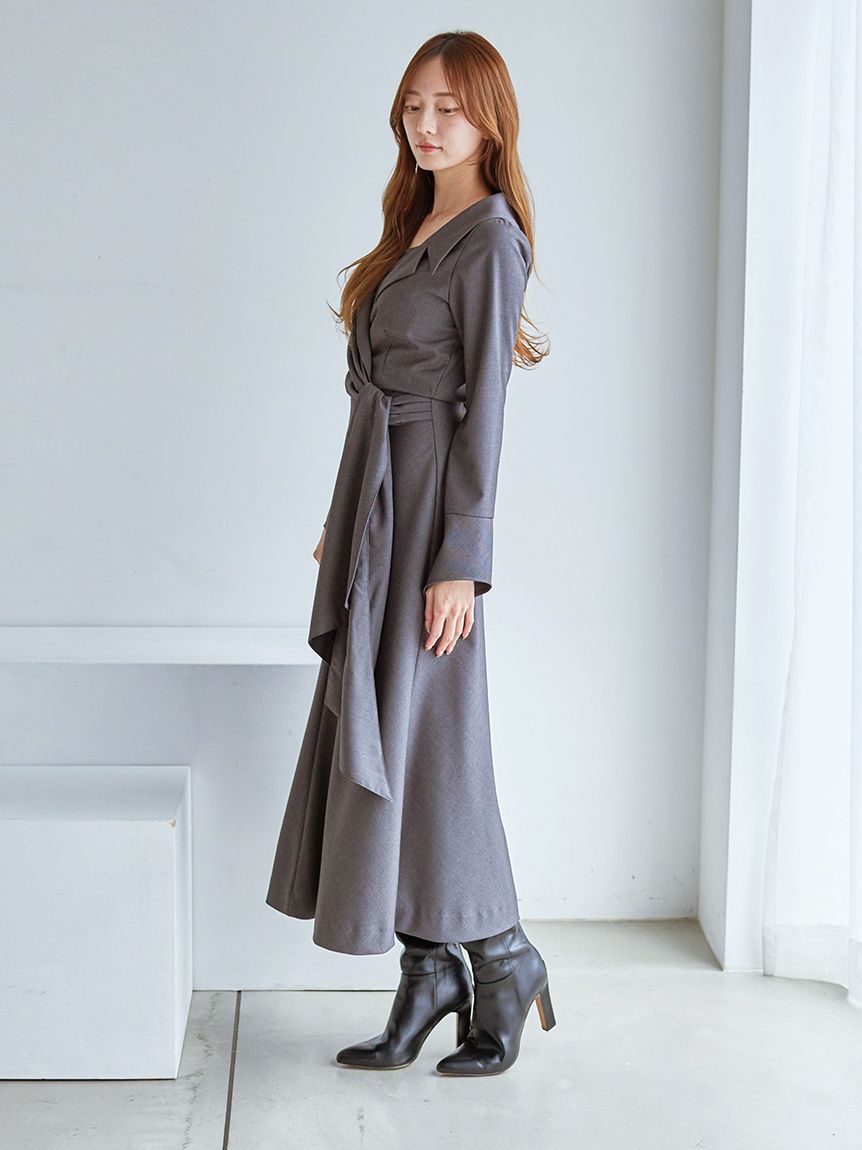 バリエカシュクールワンピース(マキシ・ロングワンピース)｜ワンピース