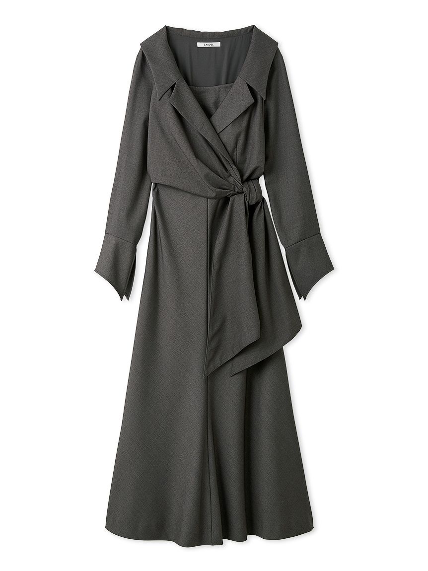 バリエカシュクールワンピース(マキシ・ロングワンピース)｜ワンピース