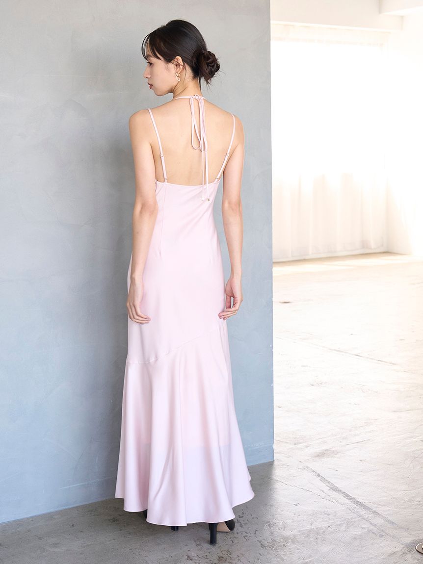 サテンマーメイドキャミワンピース(マキシ・ロングワンピース