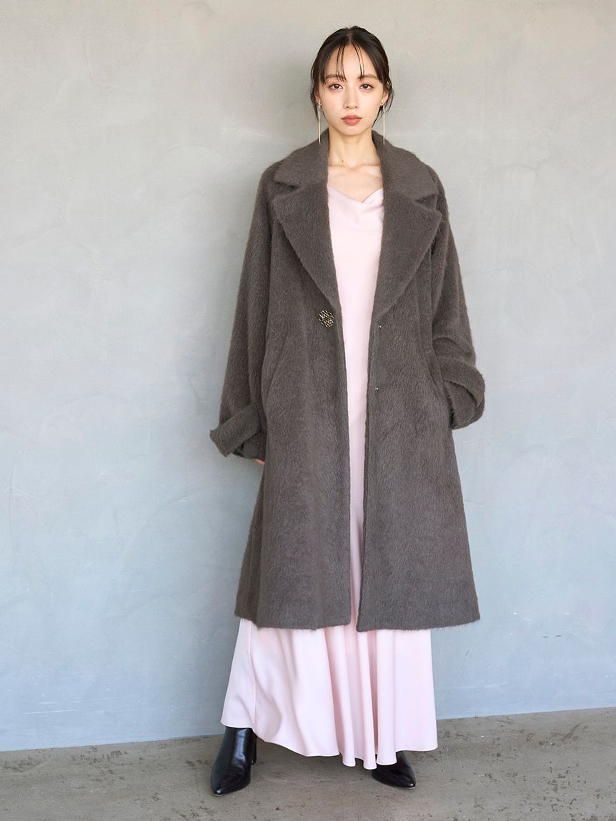 新品タグ付　ドレープナローキャミワンピース　ピンク　SNIDEL ドレープナローキャミワンピース(マキシ・ロングワンピース