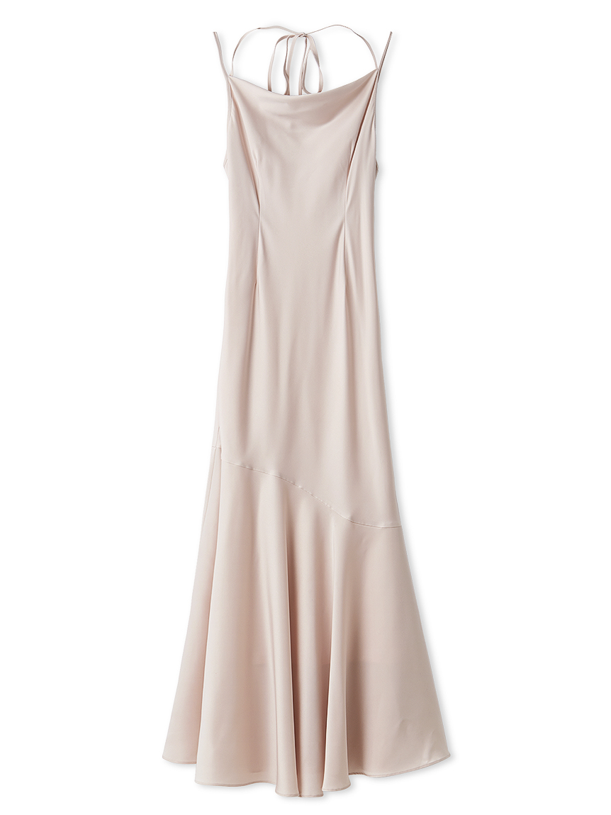 サテンマーメイドキャミワンピース(マキシ・ロングワンピース