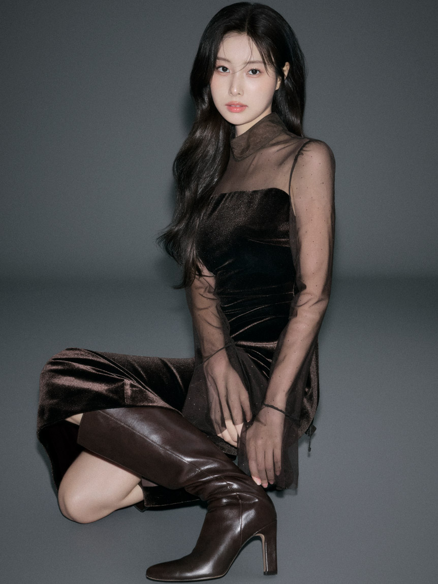 シアードッキングベロアドレス【カンヘウォン着用】(マキシ・ロング