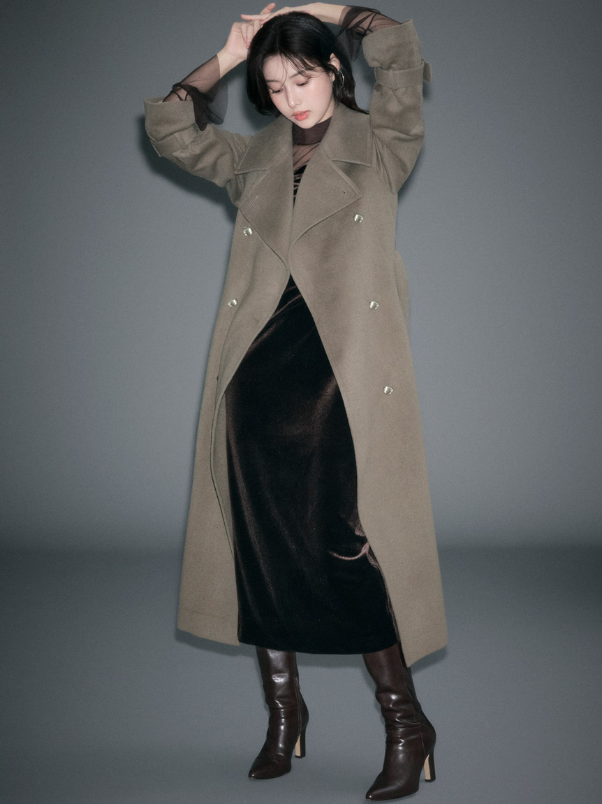 シアードッキングベロアドレス【カンヘウォン着用】(マキシ・ロング