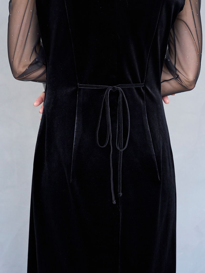 シアードッキングベロアドレス【カンヘウォン着用】(マキシ・ロング