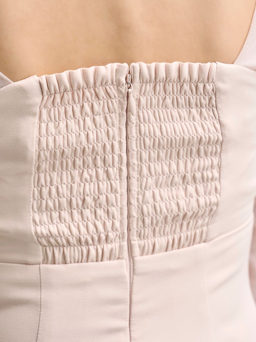 オフショルリボンドレス【カンヘウォン着用】(マキシ・ロング