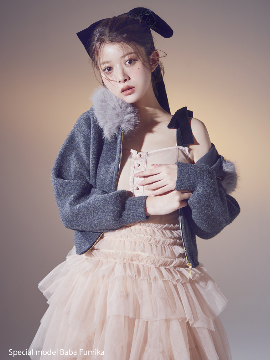 【即日発送】SNIDEL チュールボリュームドレス SNIDEL - 新品SINDEL Sustainableチュールボリュームドレスの