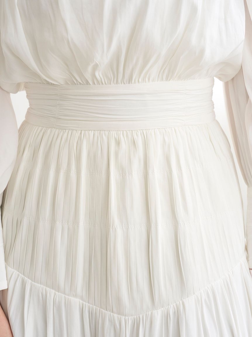 コールドショルダーロングワンピース(マキシ・ロングワンピース