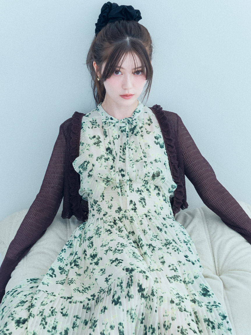 販路限定サイズあり】Sustainableフリルワンピース(マキシ・ロング