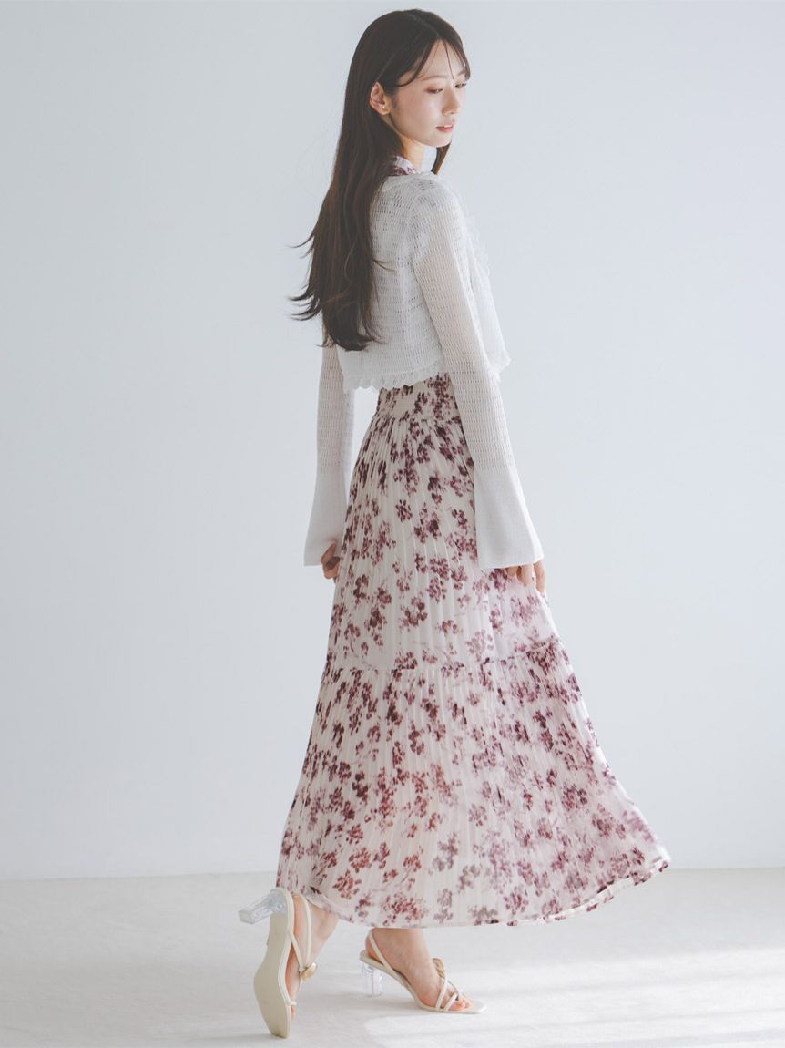 販路限定サイズあり】Sustainableフリルワンピース(ロングワンピース