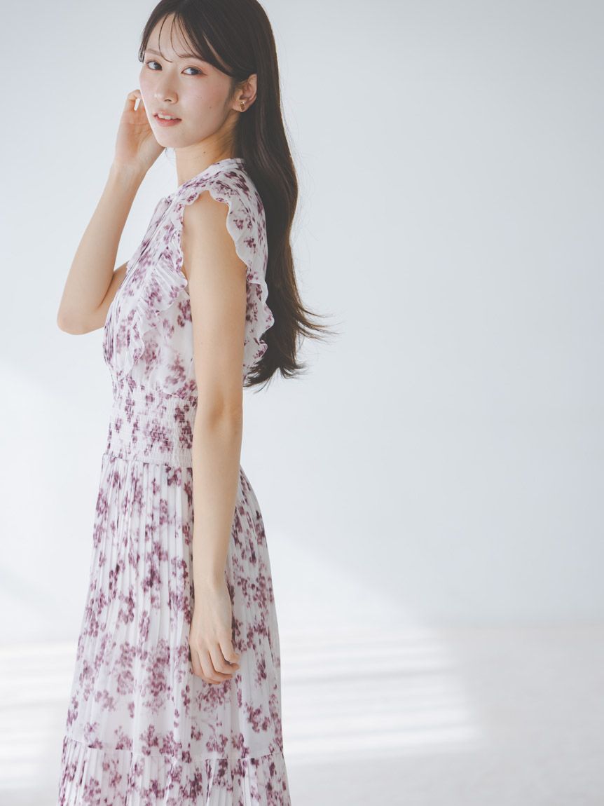 販路限定サイズあり】Sustainableフリルワンピース(ロングワンピース