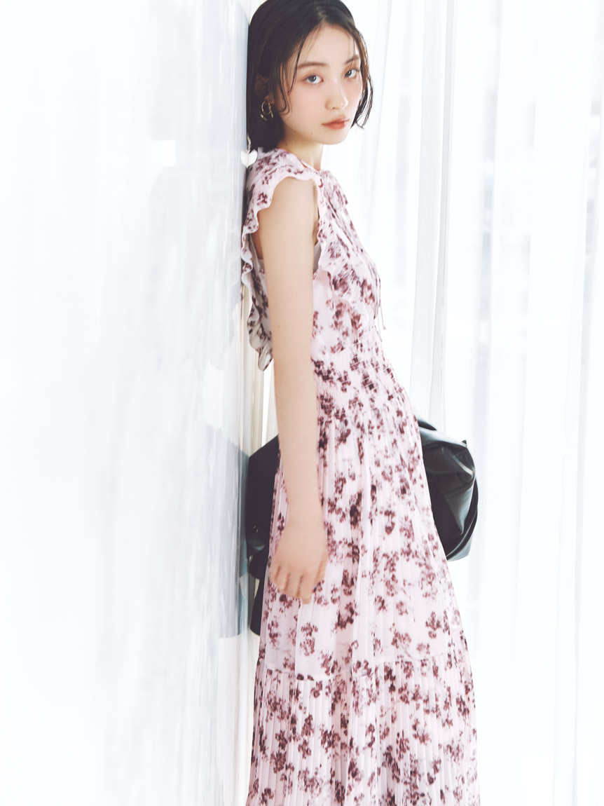 販路限定サイズあり】Sustainableフリルワンピース(マキシ・ロング