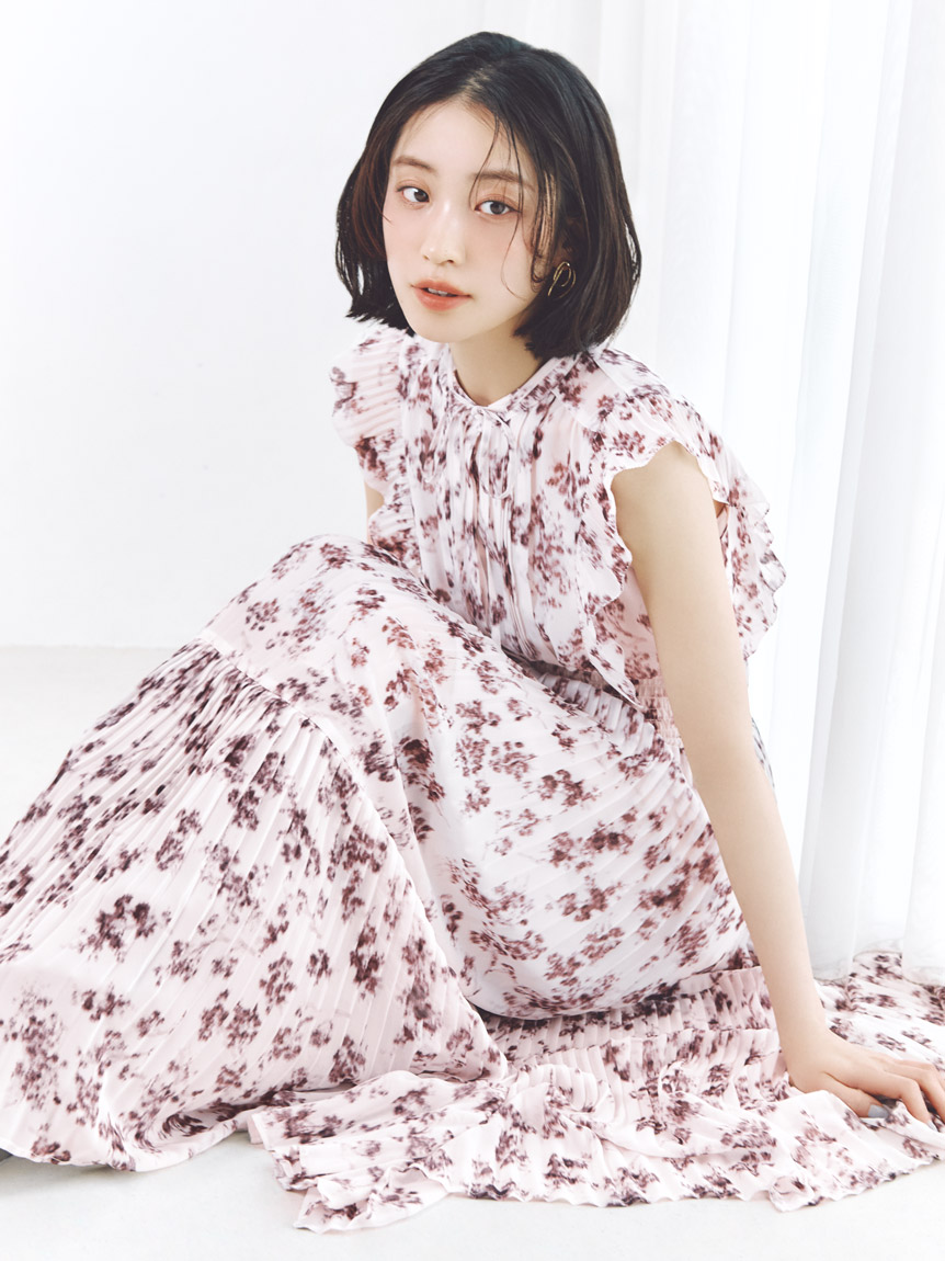 販路限定サイズあり】Sustainableフリルワンピース(マキシ・ロング