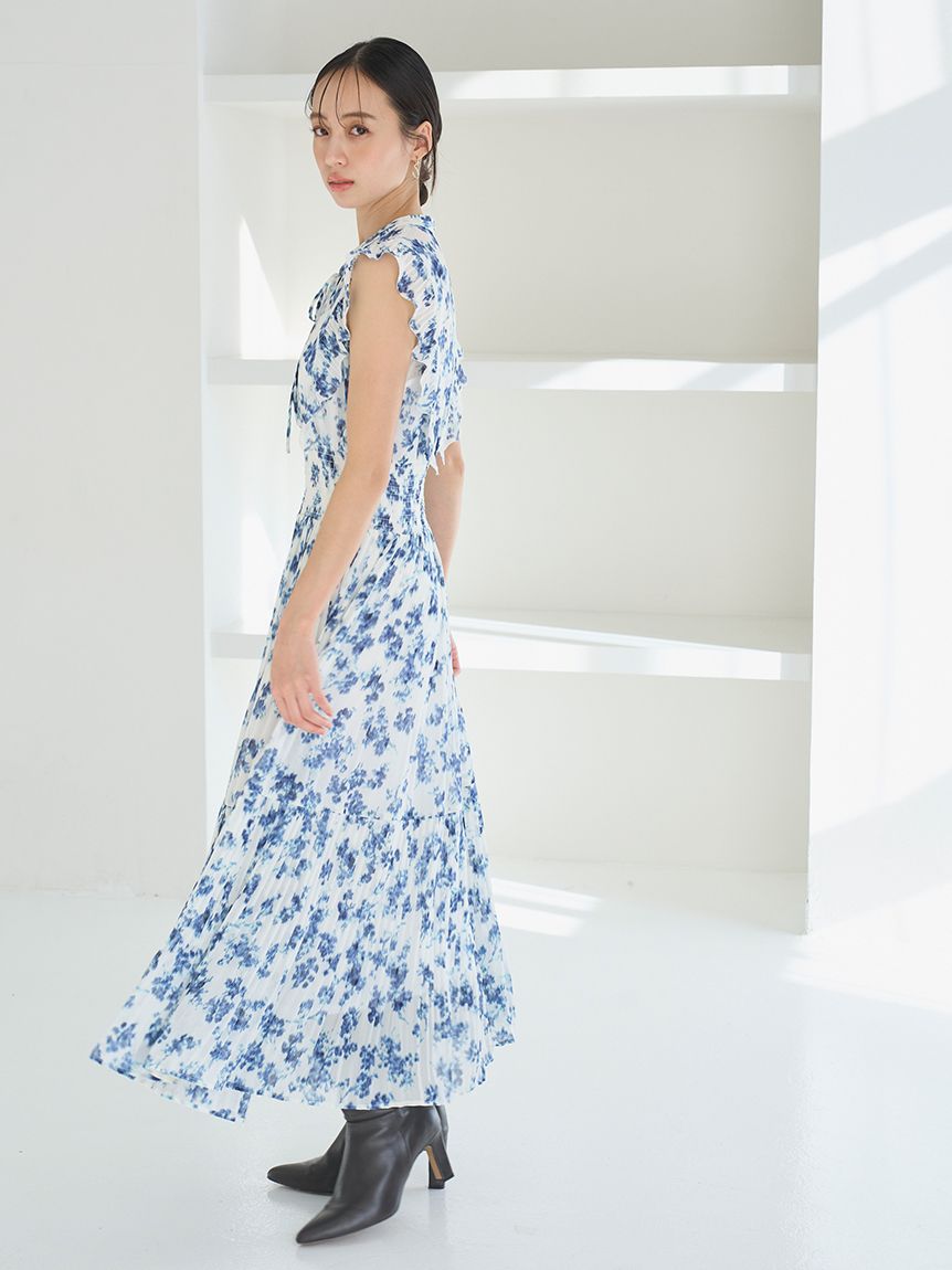 販路限定サイズあり】Sustainableフリルワンピース(ロングワンピース