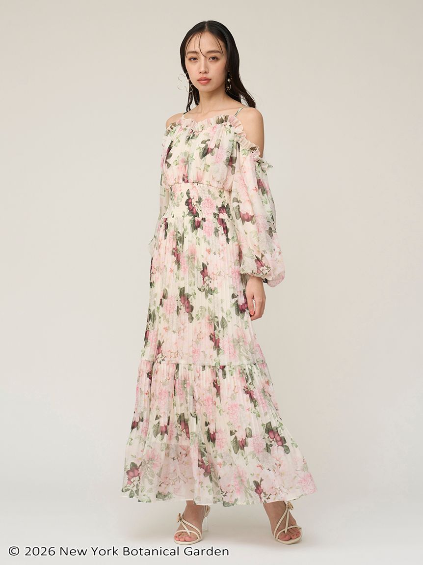 SNIDEL NYBG ギャザープリーツワンピース 0サイズ NYBG ギャザープリーツワンピース(ロングワンピース)｜ワンピース