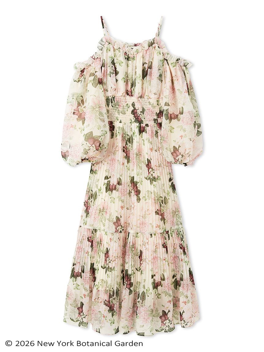 NYBG ギャザープリーツワンピース(ロングワンピース)｜ワンピース