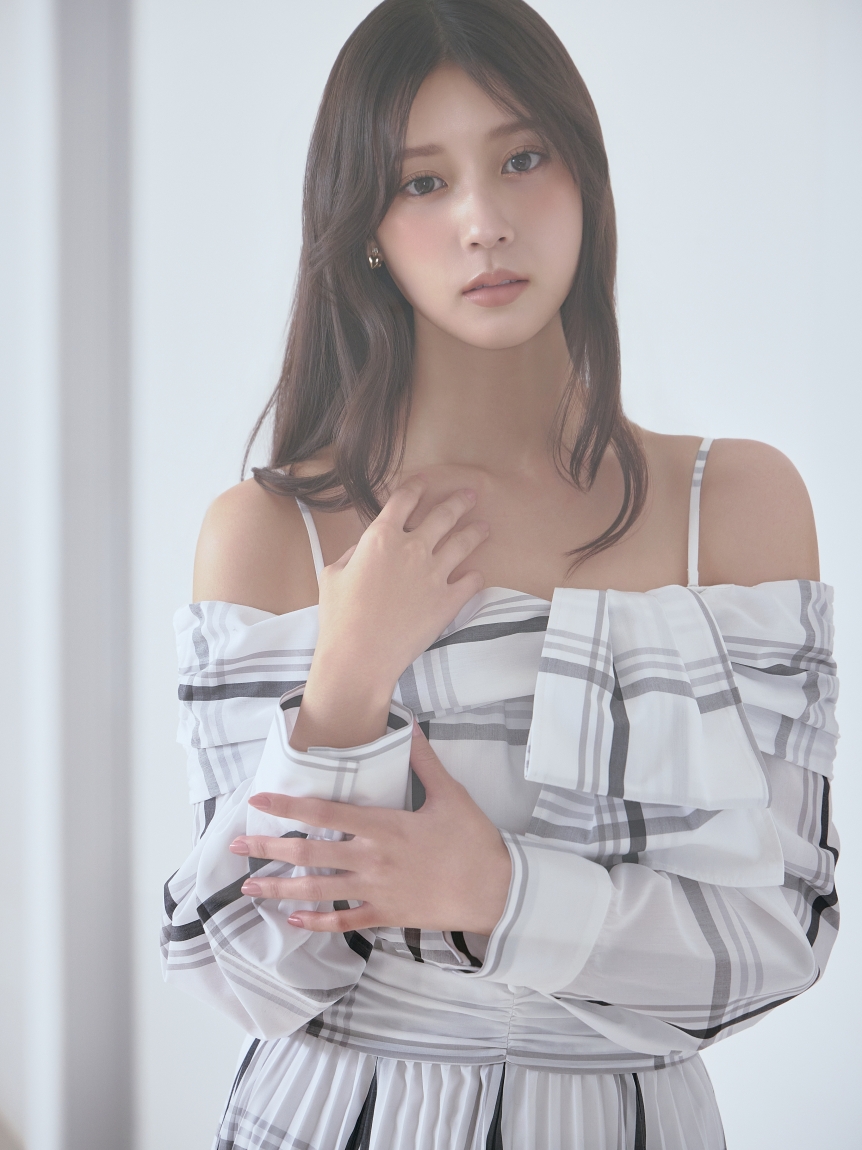 ビッグリボンシャツワンピース(ロングワンピース)｜ワンピース｜SNIDEL