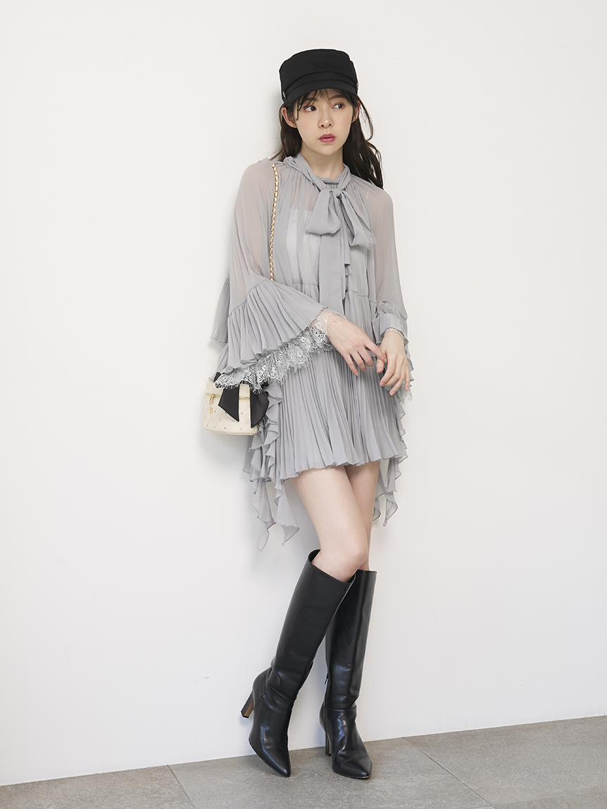 レーストリムシフォンセットアップ(セットアップ)｜ワンピース｜SNIDEL
