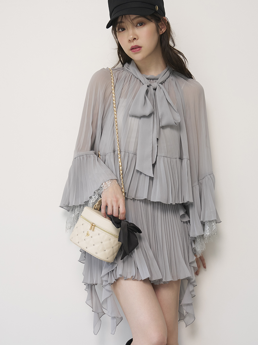 レーストリムシフォンセットアップ(セットアップ)｜ワンピース｜SNIDEL