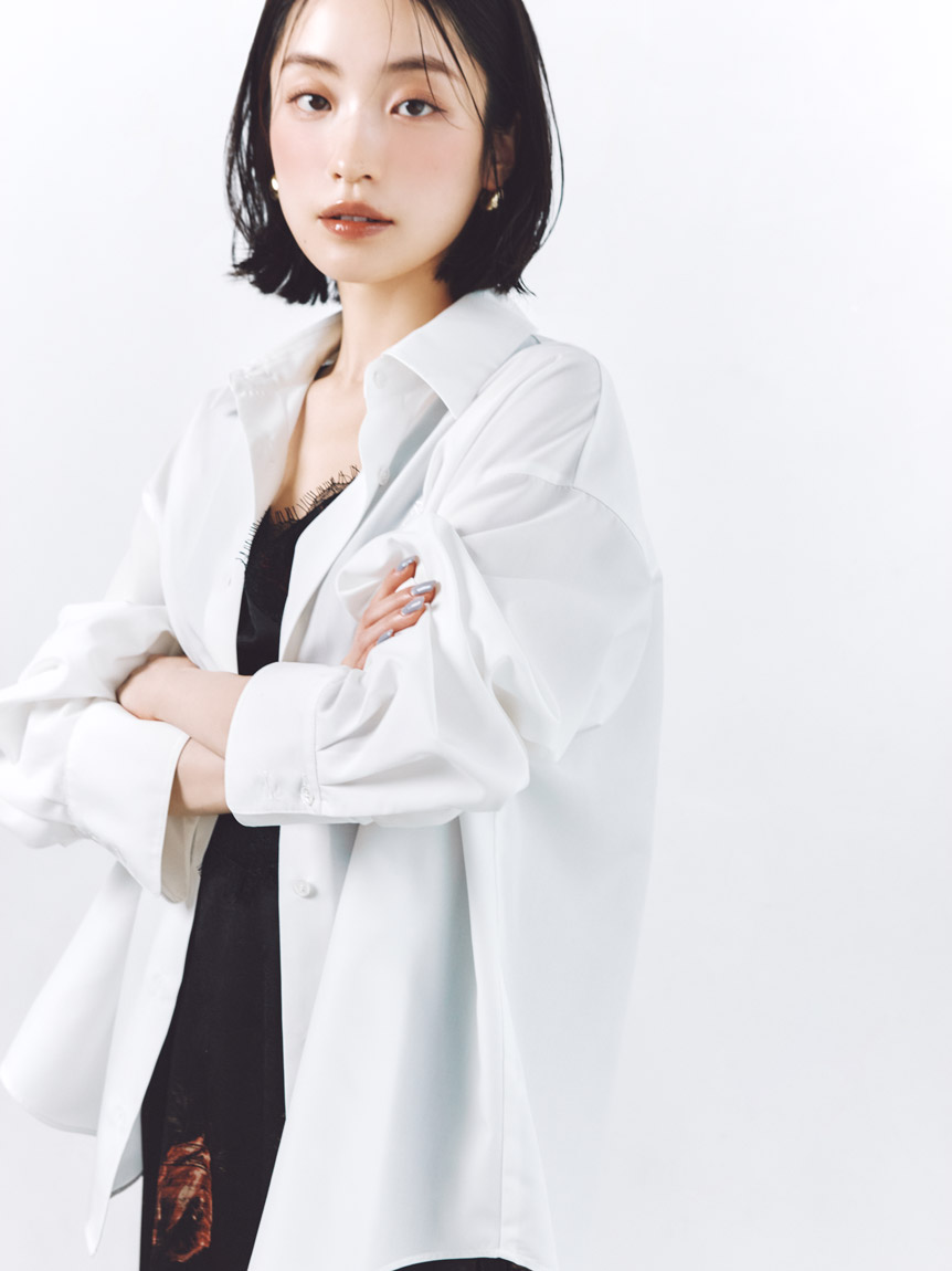 レーストリムプリントキャミワンピース(マキシ・ロングワンピース